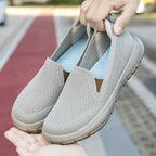 Damen Slip-On Freizeitschuhe mit atmungsaktiver Mesh-Oberfläche und flexibler Sohle