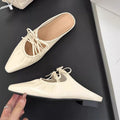 Damen elegante Mules mit zierenden Riemen und geschmackvollem Design R&B