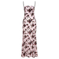 Damen Elegantes Maxikleid mit floralem Print und Spaghettiträgern R&B