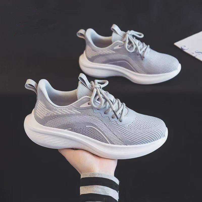 Damen Atmungsaktive Lauf-Sneaker mit stoßdämpfender Sohle und flexibler Struktur R&B
