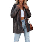 Damen Overshirt mit zwei Brusttaschen und lässiger Passform R&B