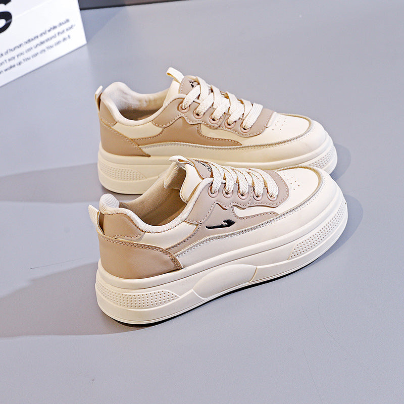 Damen modische Sneakers mit dicker Plattform und atmungsaktiver Oberseite R&B