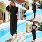 Damen Strandkleid mit elegantem Aufdruck R&B