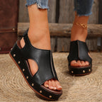 Damen Komfortable Keilsandalen mit modischem Design