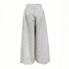 Damen Hochtaillierte Culotte mit Streifen