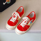 Damen Sportliche Sneaker mit Kontrastnähten und hochwertigem Material R&B