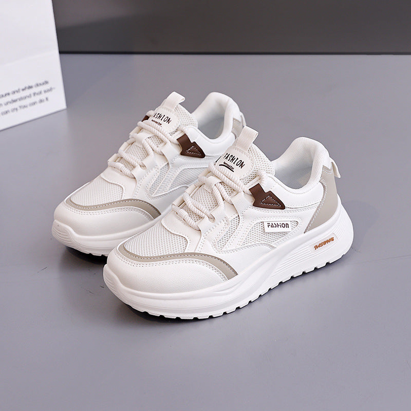 Damen modische Sneakers mit atmungsaktiver Mesh-Oberfläche und gepolsterter Sohle R&B