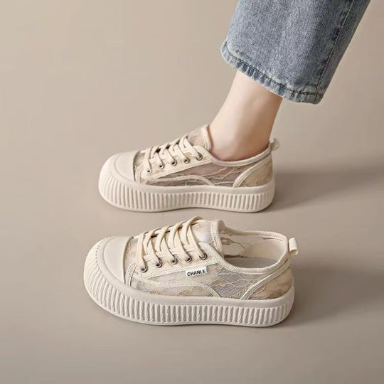 Damen Sneakers im modernen Design mit atmungsaktiver Netzstruktur R&B