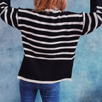 R&B | Gestreifter Strickpullover für Herbst & Winter