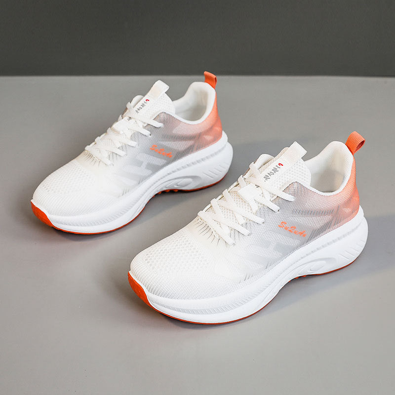 Damen Sportliche und leichte Sneakers mit atmungsaktivem Mesh-Obermaterial R&B