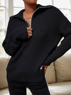 Damen lockerer Strickpullover R&B