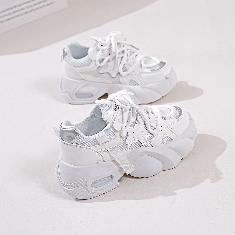 Damen Sportliche Sneakers mit atmungsaktiver Mesh-Oberfläche und rutschfester Sohle R&B