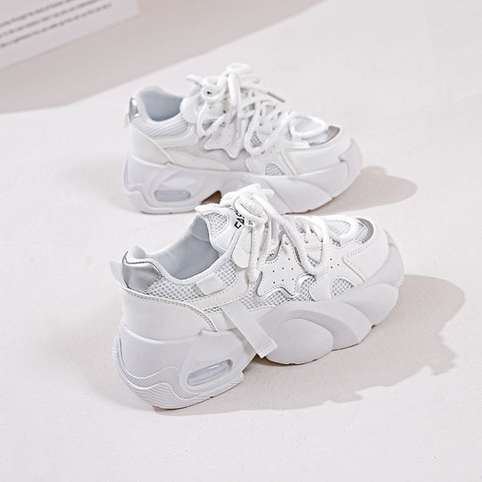 Damen Sportliche Sneakers mit atmungsaktiver Mesh-Oberfläche und rutschfester Sohle R&B