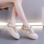 Damen modische Sneakers mit dicker Profilsohle und atmungsaktiver Struktur R&B