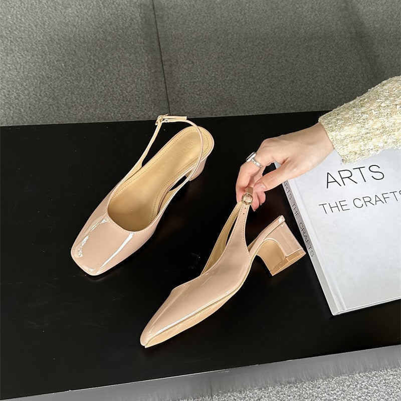 Damen elegante Slingback-Pumps mit modischem Absatz R&B