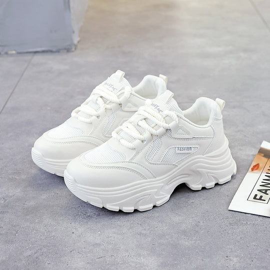 Damen Chunky Sneakers mit atmungsaktivem Mesh-Einsatz und dämpfender Sohle R&B