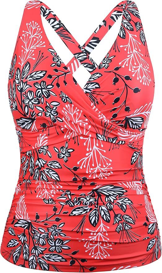 Damen Badeanzug mit Wickelschnitt und figurschmeichelndem Design R&B