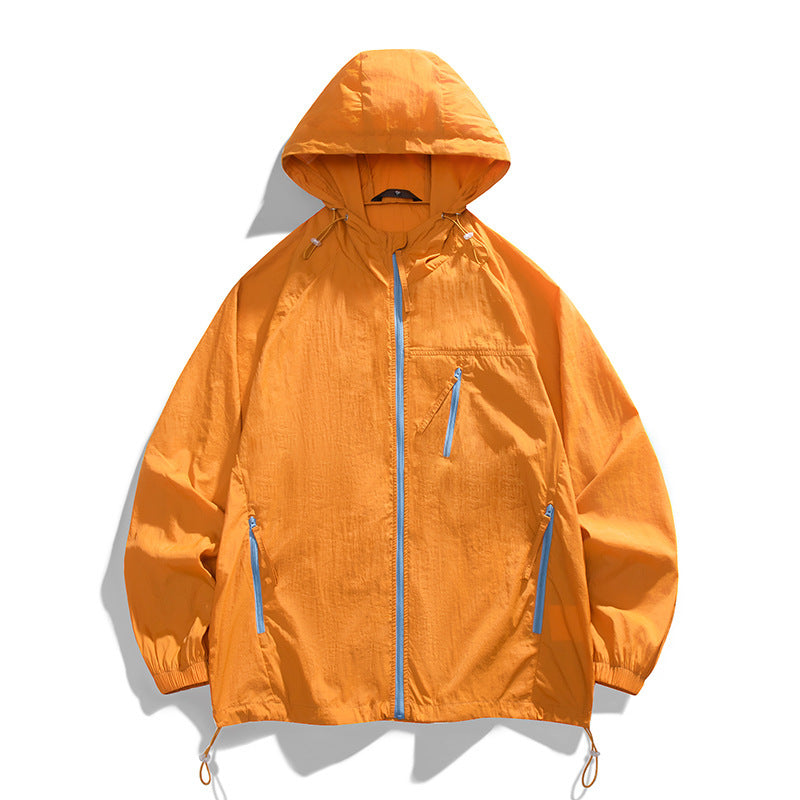 Herren leichtgewichtige Windjacke mit praktischen Taschen und atmungsaktiven Eigenschaften R&B