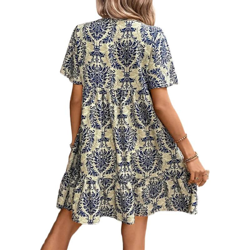 Damen Sommerkleid im Vintage-Stil R&B