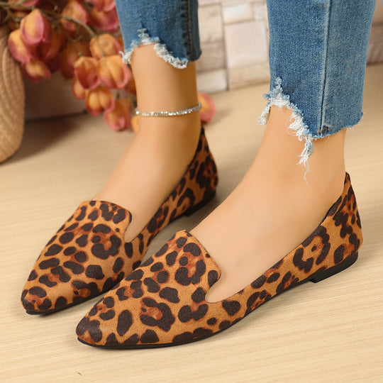 Damen modische Ballerinas mit elegantem spitzem Design R&B
