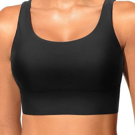 Damen sportlicher Crop-Top mit klassischen Streifen R&B