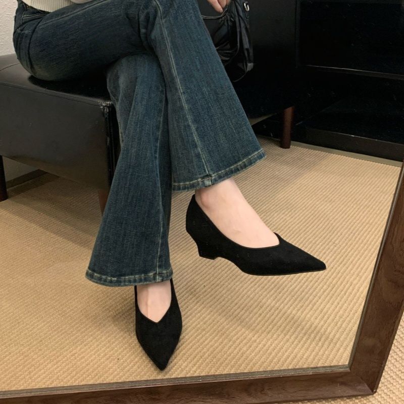 Damen elegante Slipper mit schönem Schleifendetail R&B