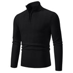 Herren modischer Rollkragenpullover mit elegantem Strukturmuster R&B