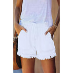 R&B | Denim-Shorts mit hoher Taille