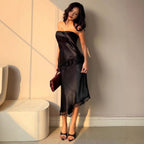 Damen Abendkleid mit Spitzenakzenten R&B