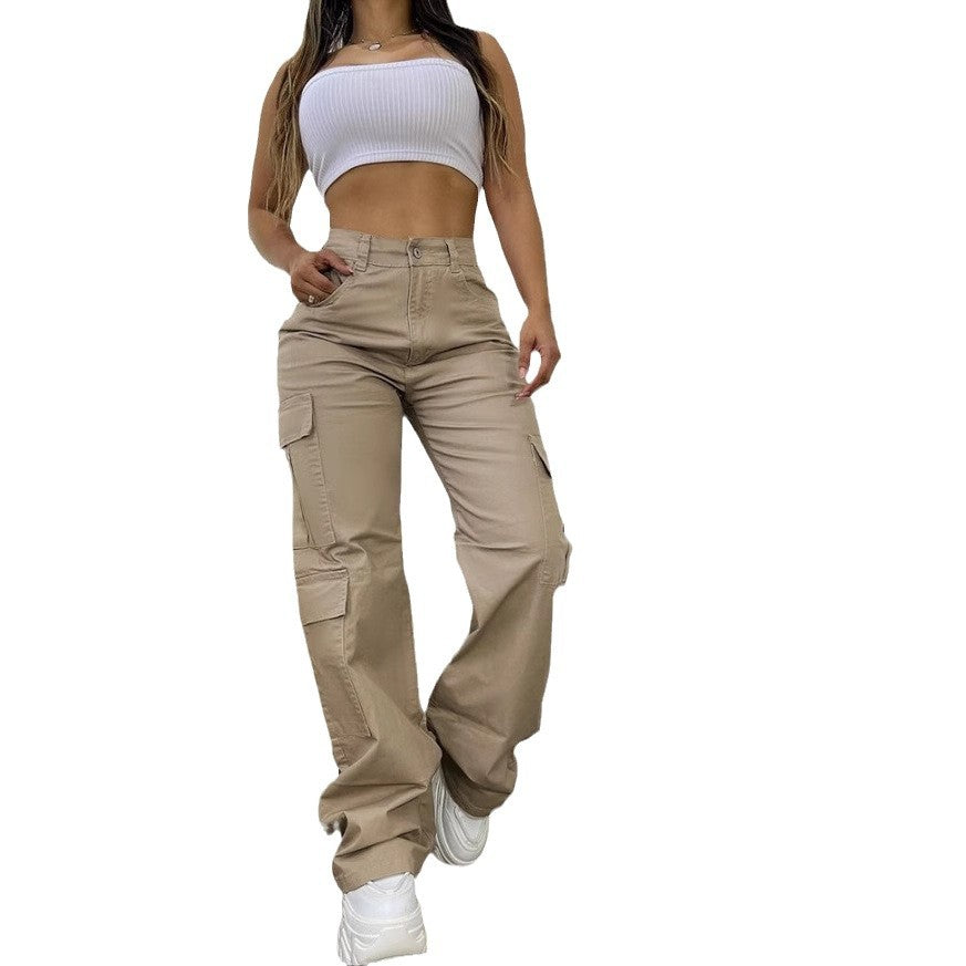 Damen Cargo-Hose mit praktischen Taschen und modernem Schnitt R&B