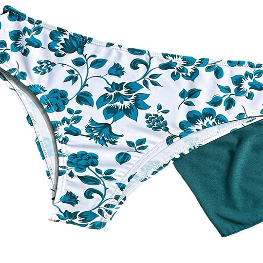 Damen Triangel-Bikini mit seitlichem Wickelrock R&B