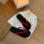Damen Trendige Zehentrenner-Sandalen mit rutschfester Sohle und elegantem Riemendesign