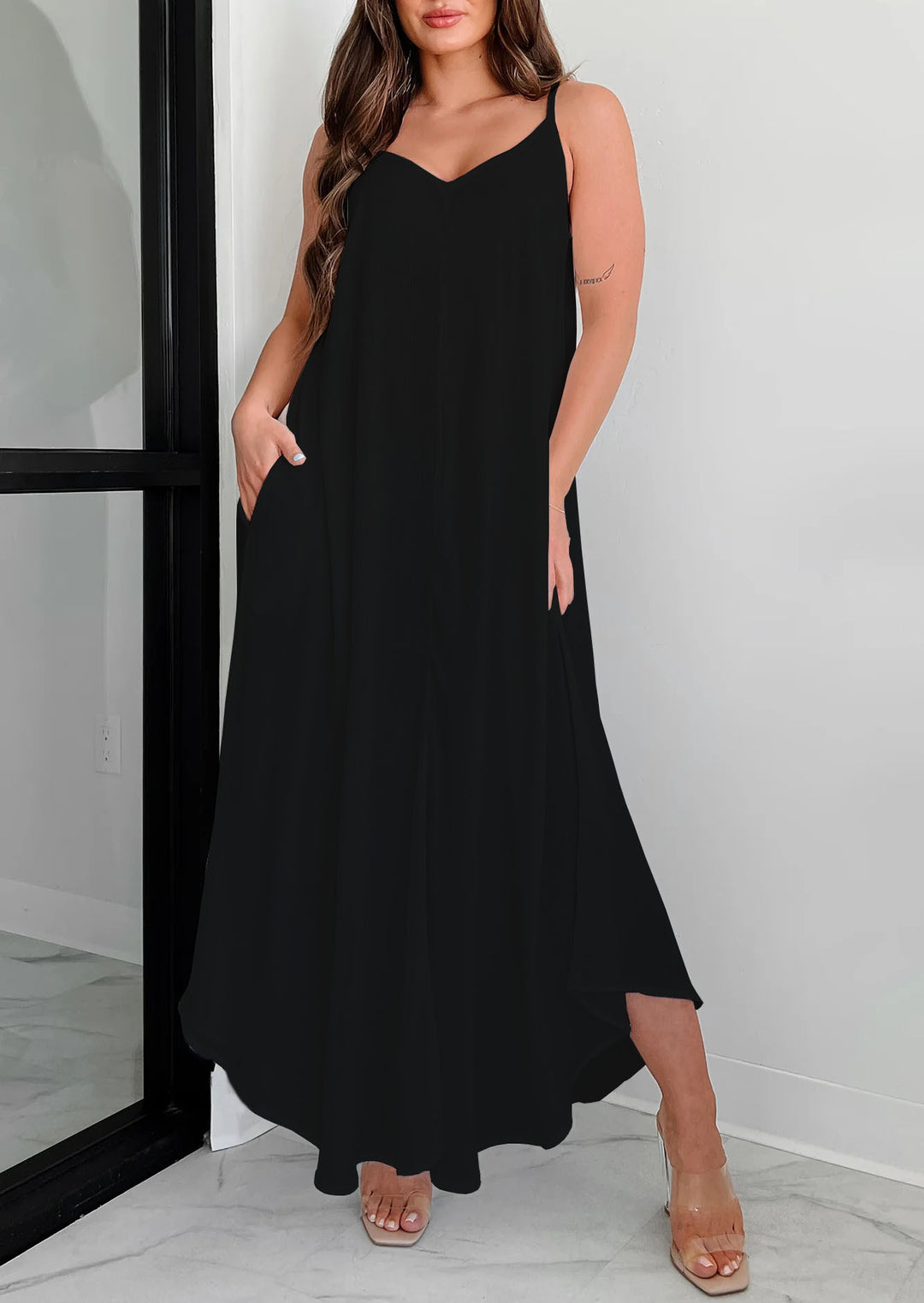 Damen Sommerliches Maxi Kleid R&B