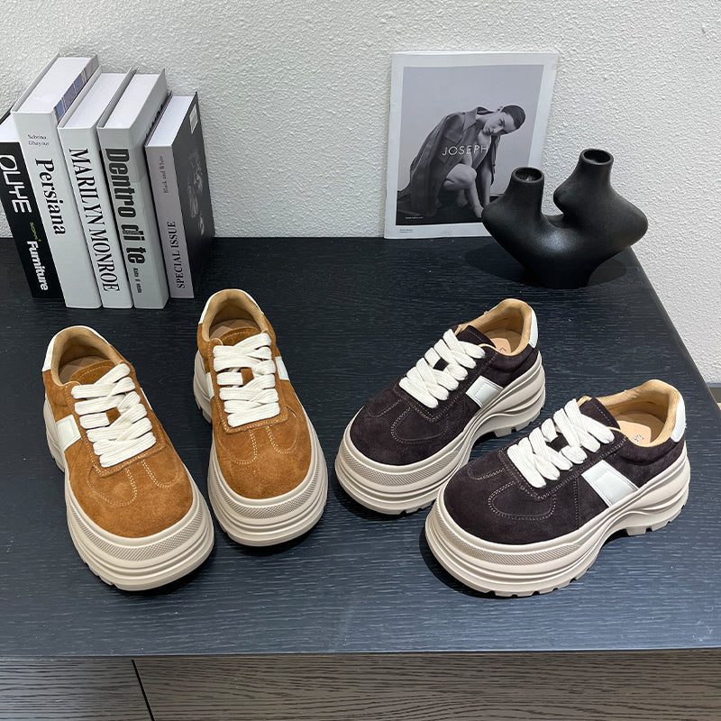 Damen Plattform-Sneaker mit komfortablem Fußbett und modischem Design R&B