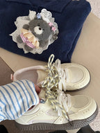 Damen Sneakers mit elastischem Obermaterial und modischem Design R&B