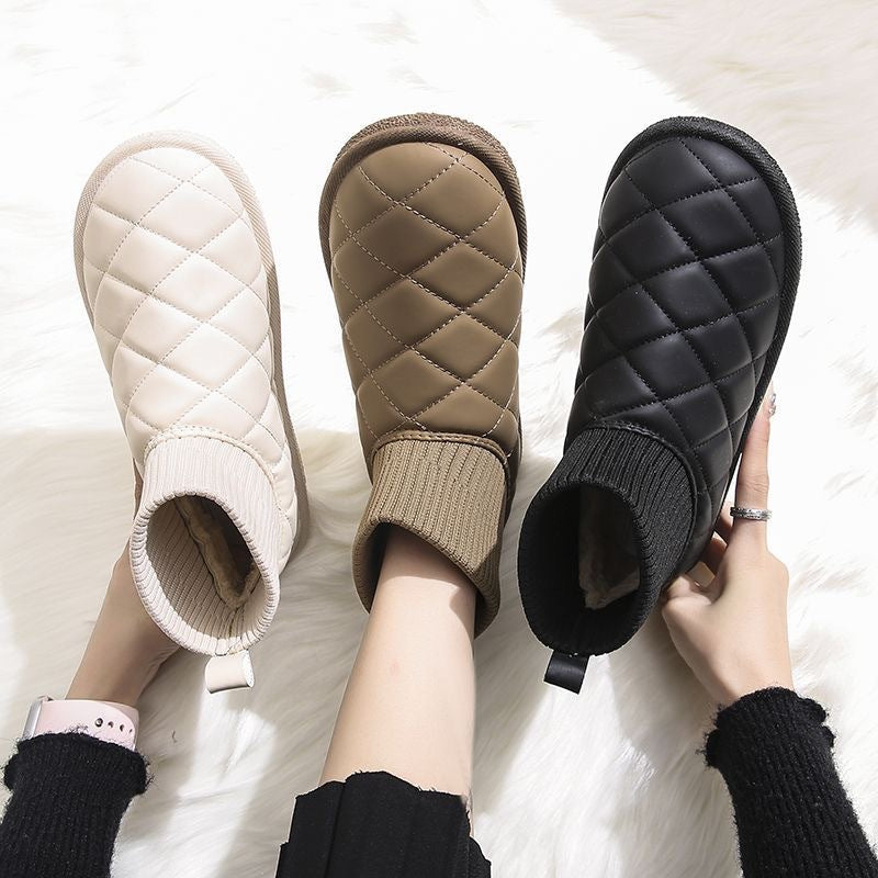 Damen Bequeme und stylische Winterboots mit elastischem Schaft und rutschfester Sohle R&B