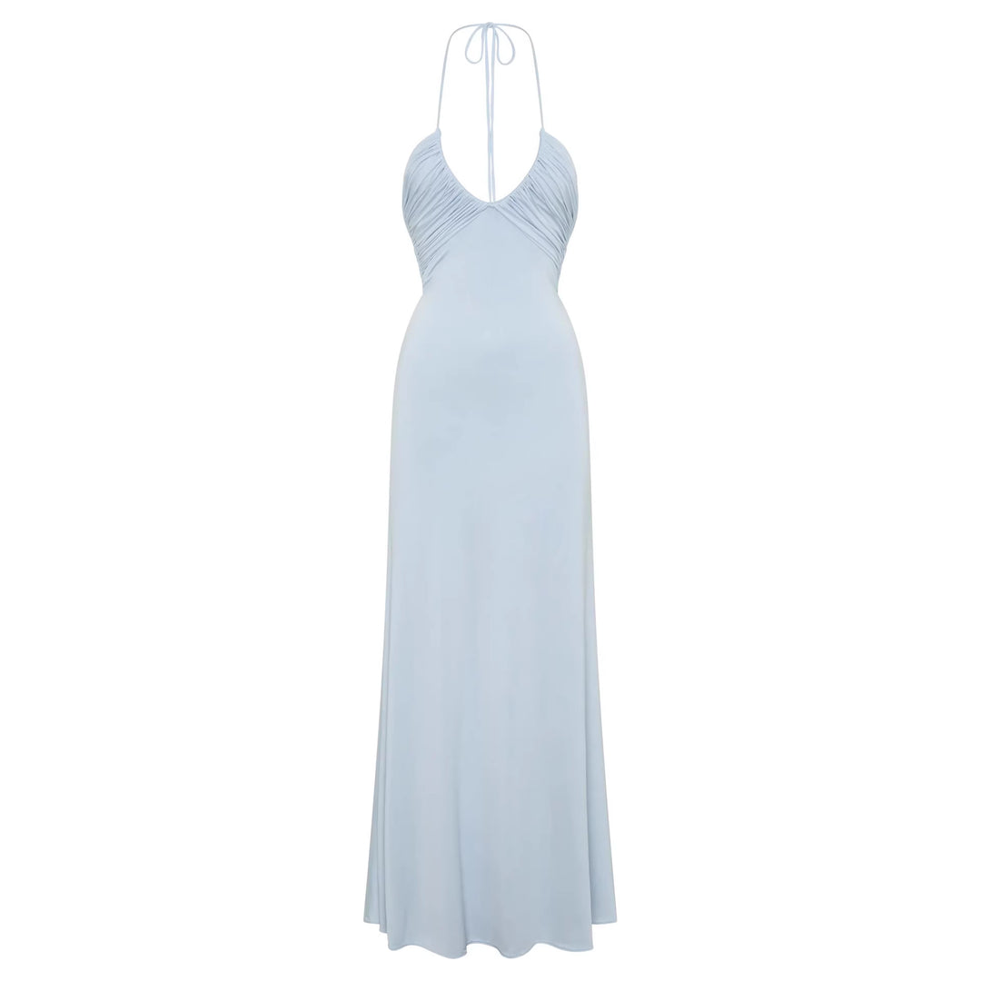 Damen Maxikleid mit raffinierter Drapierung R&B