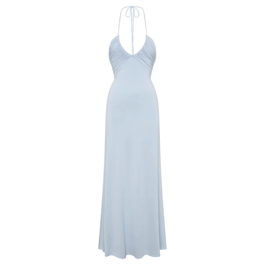 Damen Maxikleid mit raffinierter Drapierung R&B