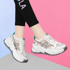 Damen Modische und komfortable Sneakers mit atmungsaktivem Mesh-Heel und stoßdämpfendem Fußbett R&B