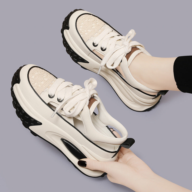 Damen Komfortable und stylische Sneakers mit atmungsaktiver Mesh-Oberfläche R&B
