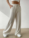 Damen entspannte Leinenhose R&B