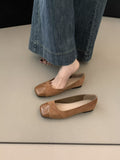 Damen Komfortable Ballerinas aus hochwertigem Wildleder mit eleganter Lackspitze R&B