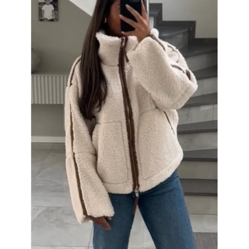 Damen Fleecejacke mit stylischen Details R&B