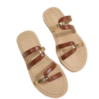 Damen Sommerliche Zehentrenner Sandalen R&B