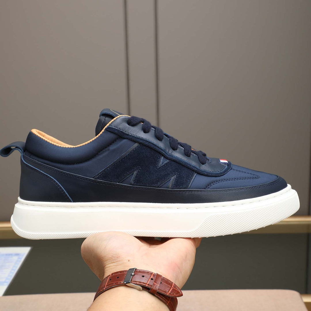 Damen Sportliche Sneakers mit luxuriösem Leder und rutschfester Laufsohle R&B