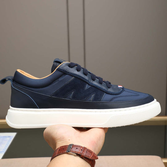 Damen Sportliche Sneakers mit luxuriösem Leder und rutschfester Laufsohle R&B
