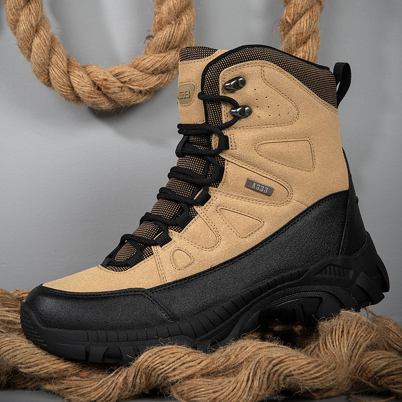 Herren Robuste Outdoor-Boots mit hohem Knöchelschutz und rutschfester Sohle R&B