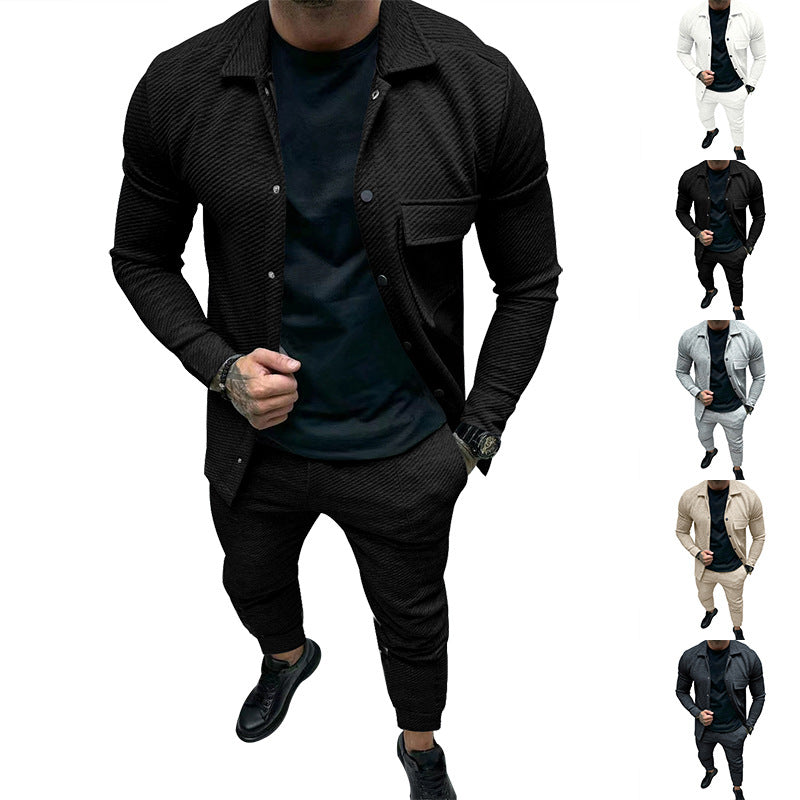 Herren Freizeitanzug mit strukturiertem Design und stilvollen Details R&B