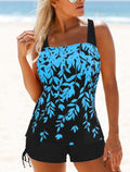 Damen Tankini-Set mit floralem Design und verstellbarem Oberteil R&B
