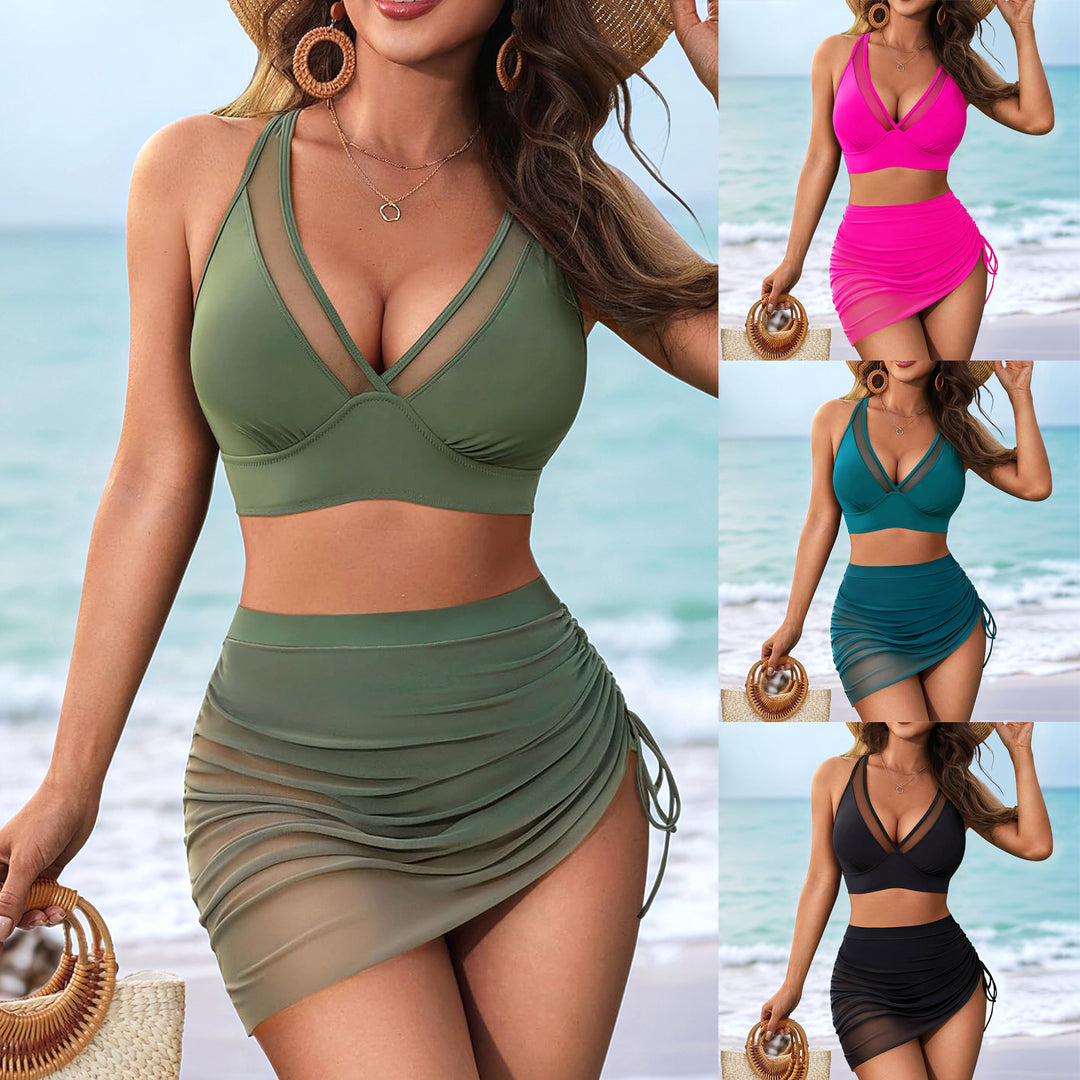 Damen Badeanzug mit raffiniertem Schnitt R&B